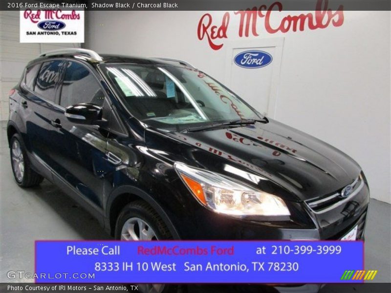 Shadow Black / Charcoal Black 2016 Ford Escape Titanium