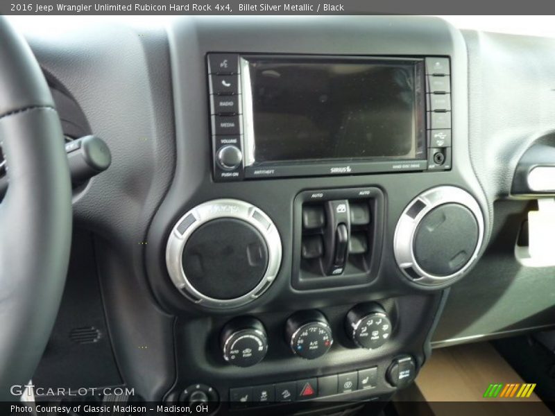 Billet Silver Metallic / Black 2016 Jeep Wrangler Unlimited Rubicon Hard Rock 4x4