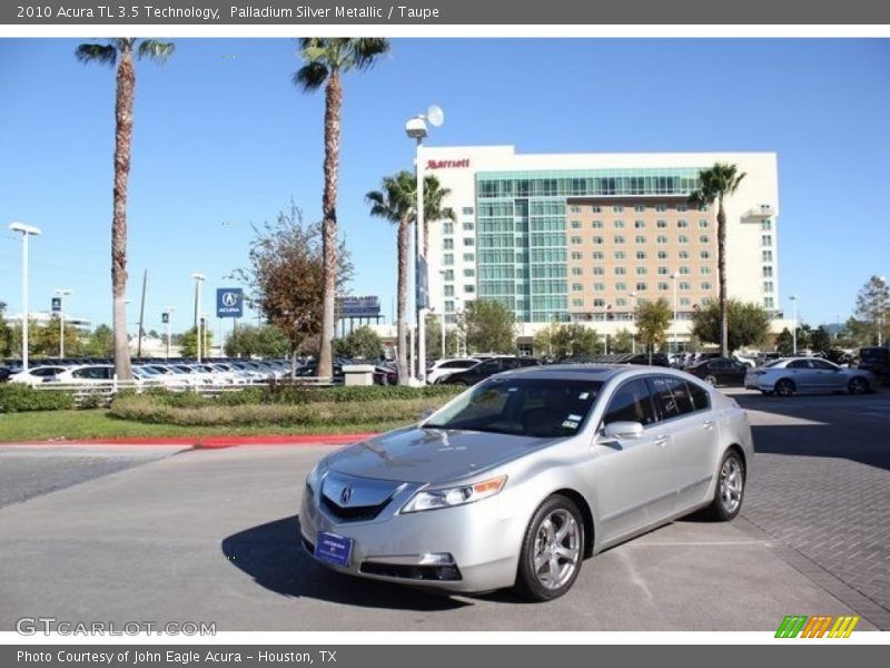 Palladium Silver Metallic / Taupe 2010 Acura TL 3.5 Technology