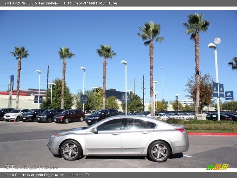 Palladium Silver Metallic / Taupe 2010 Acura TL 3.5 Technology