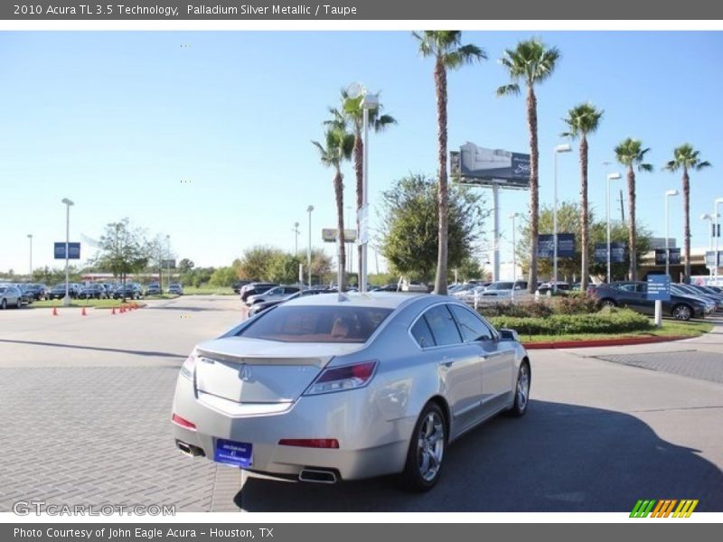 Palladium Silver Metallic / Taupe 2010 Acura TL 3.5 Technology