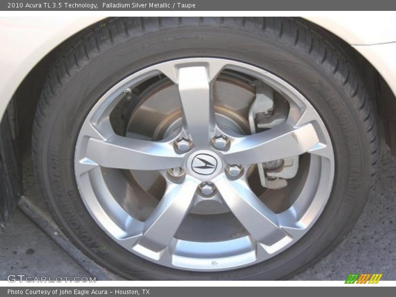 Palladium Silver Metallic / Taupe 2010 Acura TL 3.5 Technology