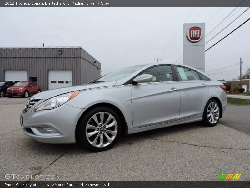 Radiant Silver / Gray 2012 Hyundai Sonata Limited 2.0T