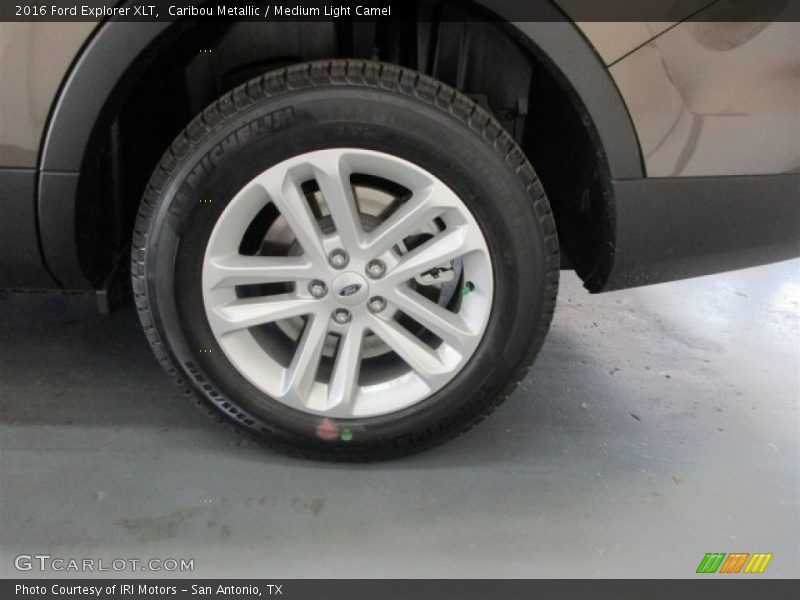 Caribou Metallic / Medium Light Camel 2016 Ford Explorer XLT