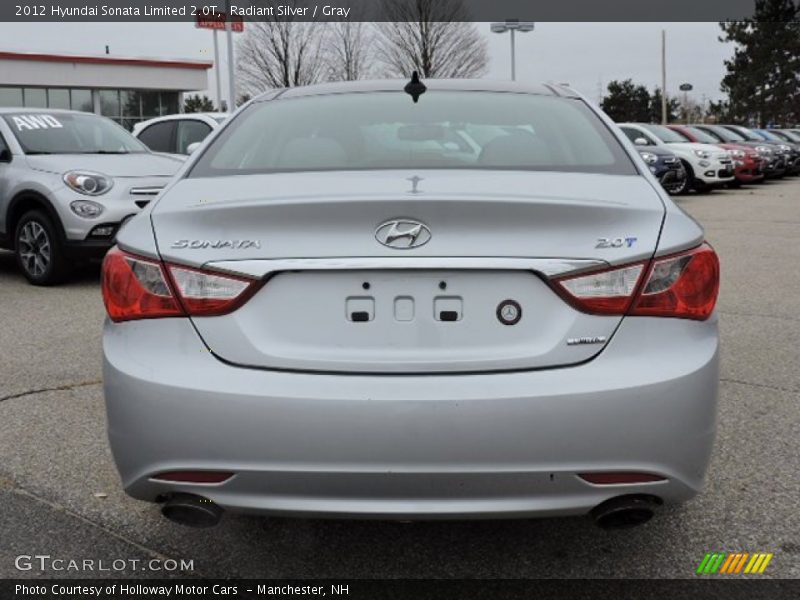 Radiant Silver / Gray 2012 Hyundai Sonata Limited 2.0T