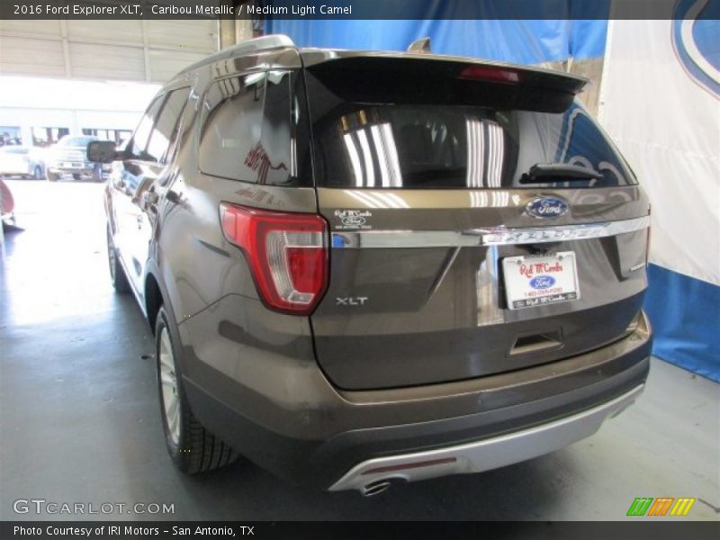 Caribou Metallic / Medium Light Camel 2016 Ford Explorer XLT