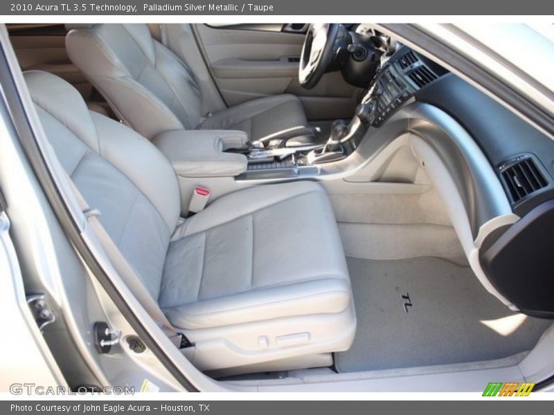 Palladium Silver Metallic / Taupe 2010 Acura TL 3.5 Technology