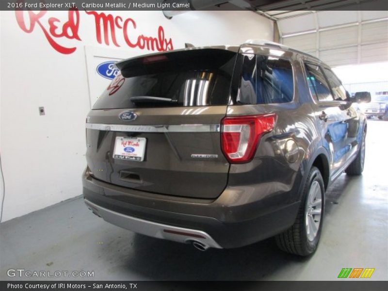 Caribou Metallic / Medium Light Camel 2016 Ford Explorer XLT