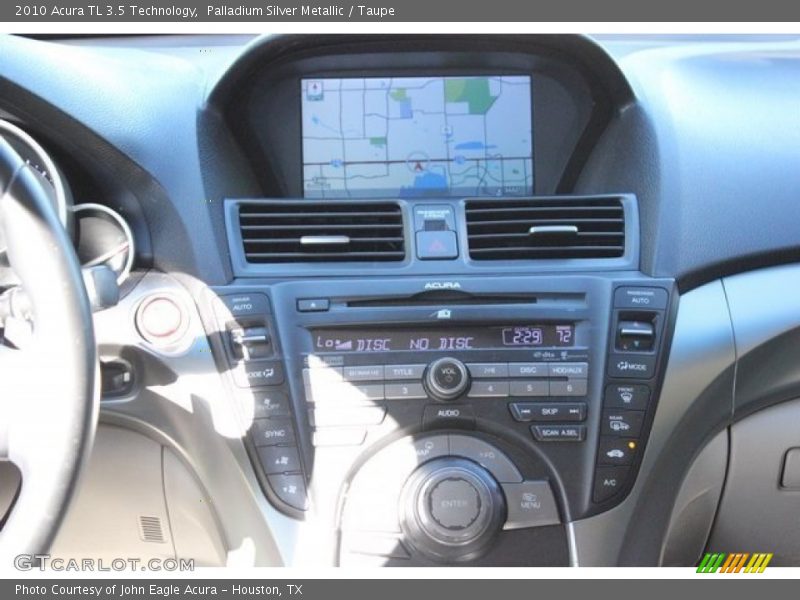 Palladium Silver Metallic / Taupe 2010 Acura TL 3.5 Technology