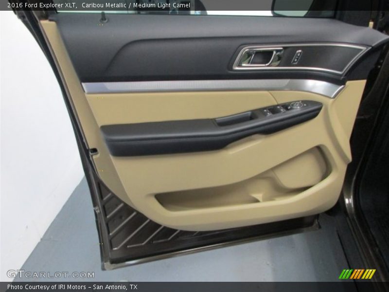 Caribou Metallic / Medium Light Camel 2016 Ford Explorer XLT