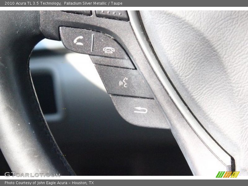 Palladium Silver Metallic / Taupe 2010 Acura TL 3.5 Technology