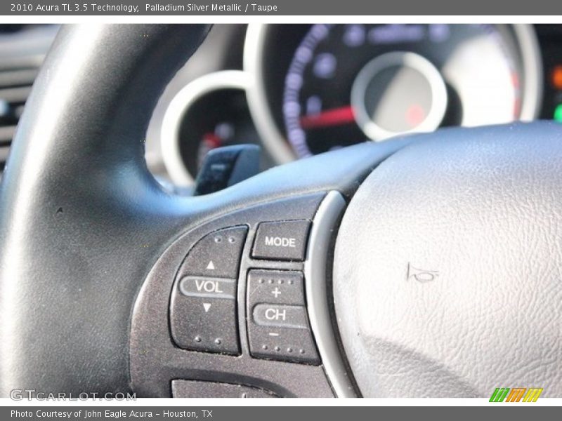 Palladium Silver Metallic / Taupe 2010 Acura TL 3.5 Technology