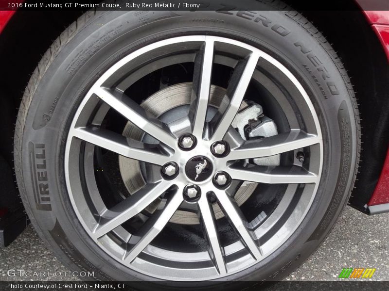 Ruby Red Metallic / Ebony 2016 Ford Mustang GT Premium Coupe