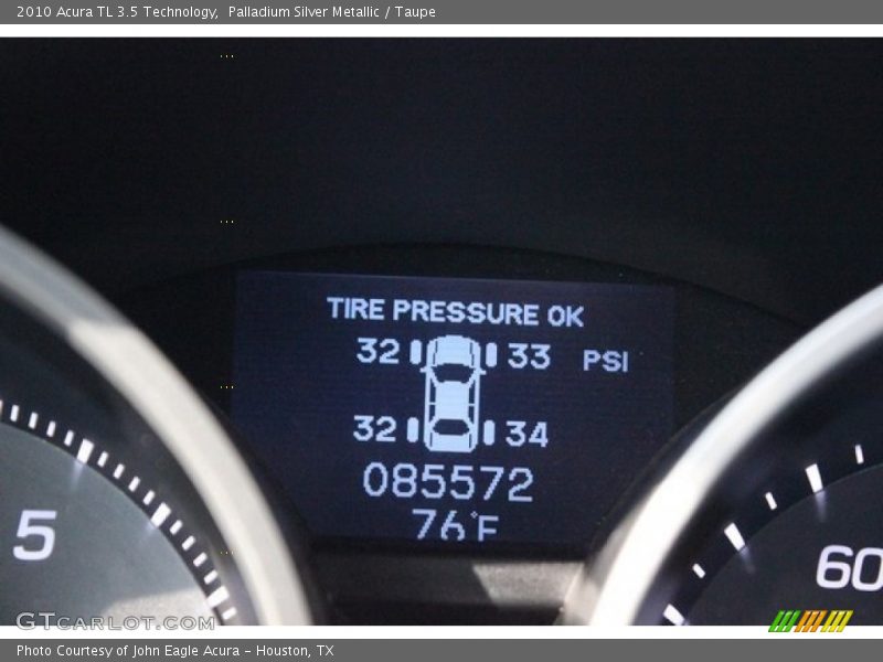 Palladium Silver Metallic / Taupe 2010 Acura TL 3.5 Technology