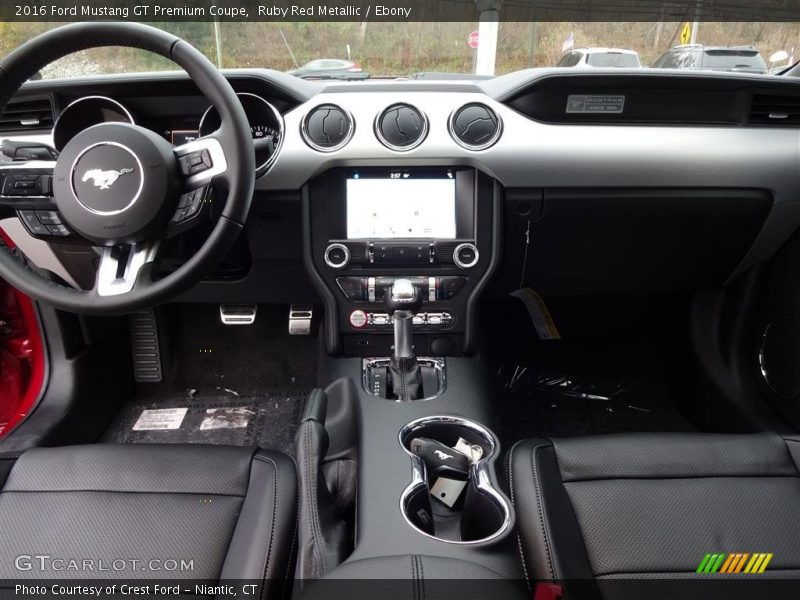 Ruby Red Metallic / Ebony 2016 Ford Mustang GT Premium Coupe