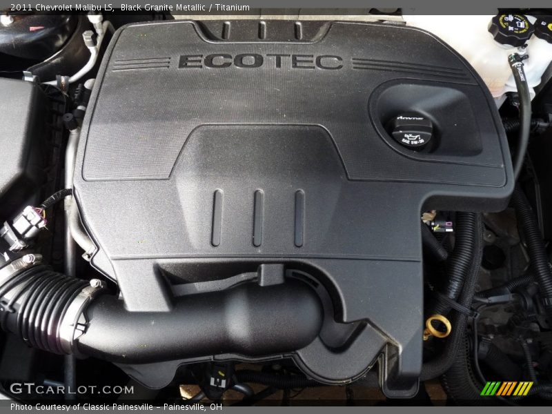 Black Granite Metallic / Titanium 2011 Chevrolet Malibu LS