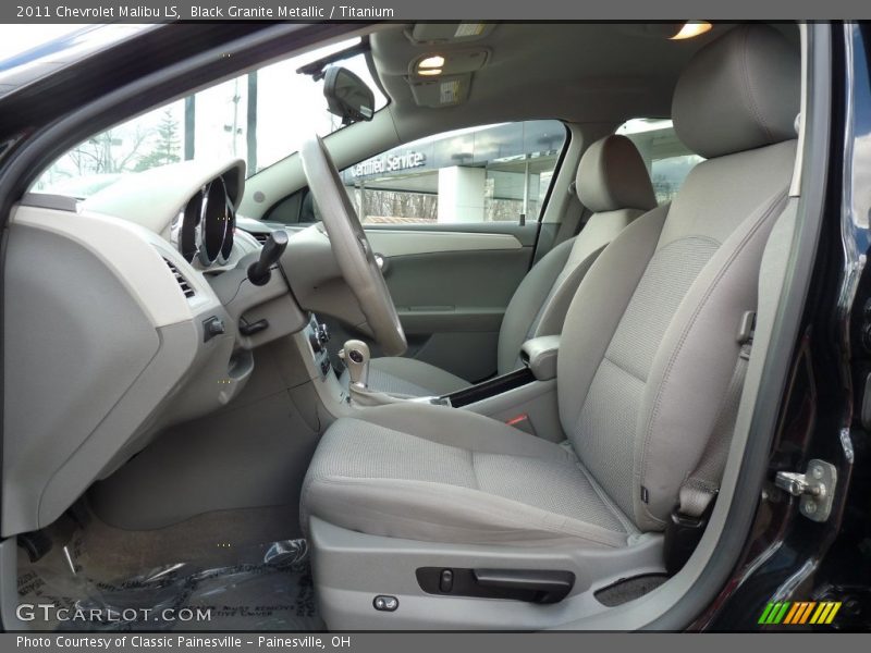 Black Granite Metallic / Titanium 2011 Chevrolet Malibu LS