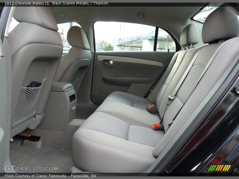 Black Granite Metallic / Titanium 2011 Chevrolet Malibu LS