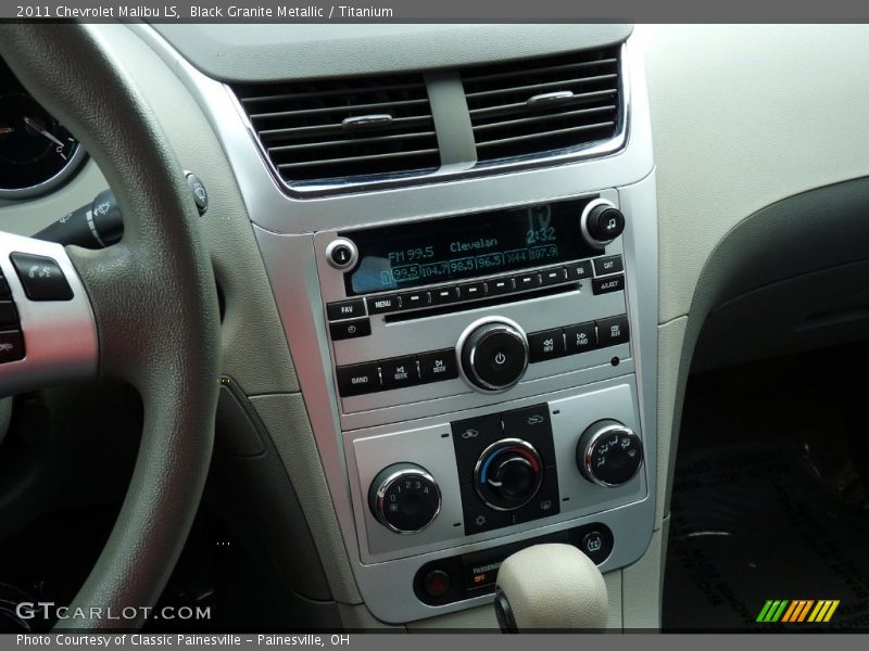 Black Granite Metallic / Titanium 2011 Chevrolet Malibu LS