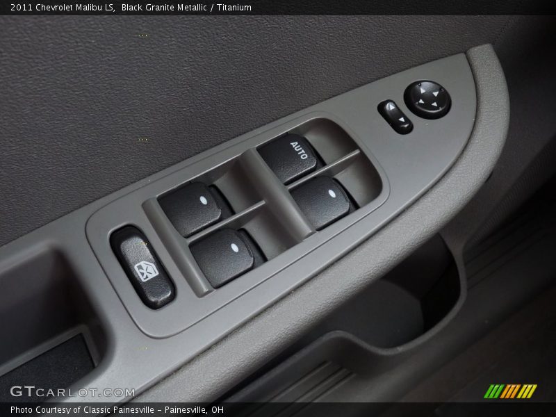 Black Granite Metallic / Titanium 2011 Chevrolet Malibu LS