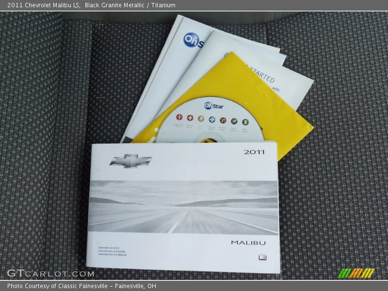 Black Granite Metallic / Titanium 2011 Chevrolet Malibu LS