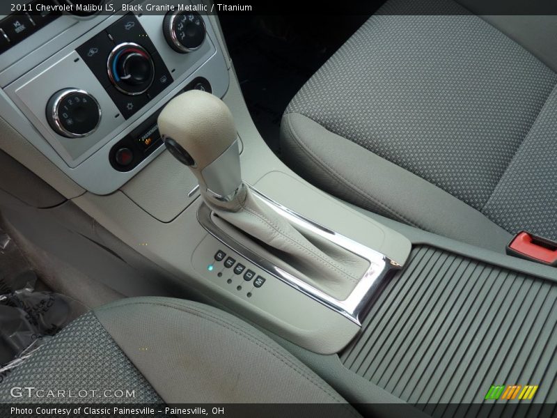 Black Granite Metallic / Titanium 2011 Chevrolet Malibu LS