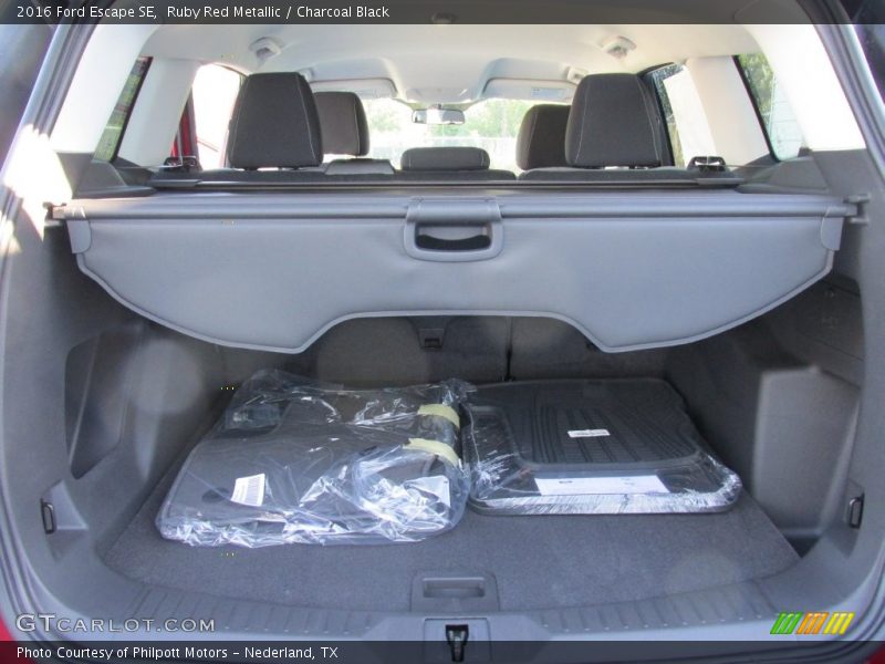 Ruby Red Metallic / Charcoal Black 2016 Ford Escape SE