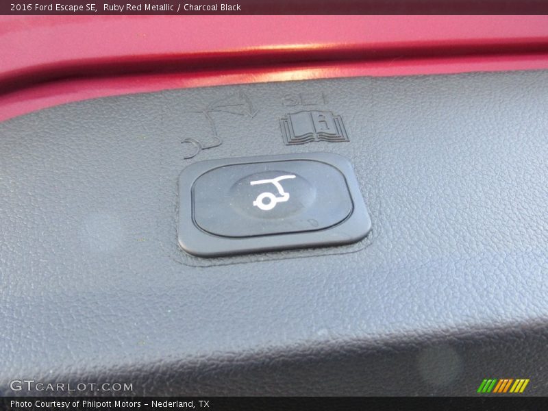 Ruby Red Metallic / Charcoal Black 2016 Ford Escape SE