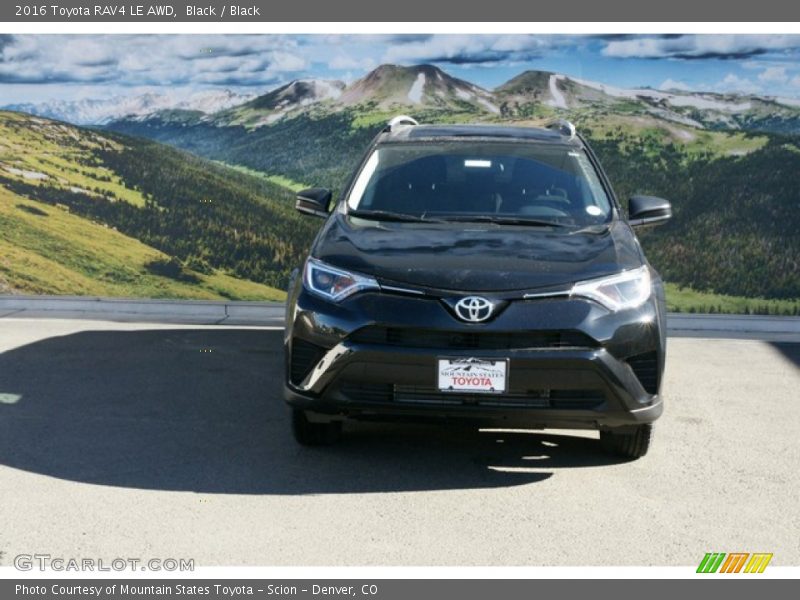 Black / Black 2016 Toyota RAV4 LE AWD