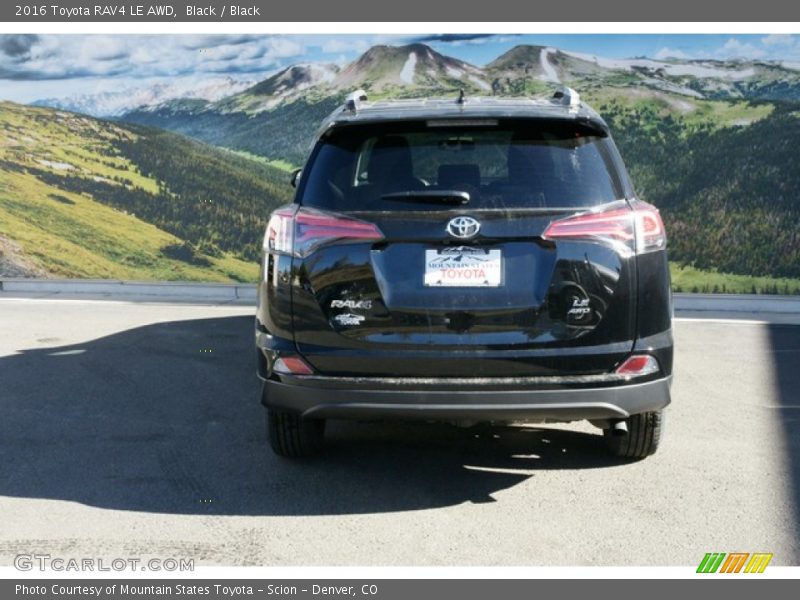 Black / Black 2016 Toyota RAV4 LE AWD