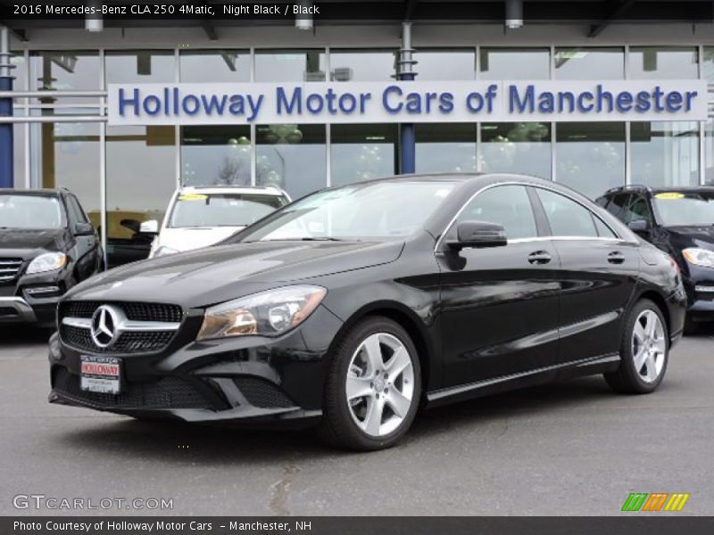 Night Black / Black 2016 Mercedes-Benz CLA 250 4Matic