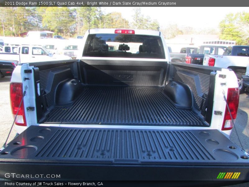 Bright White / Dark Slate Gray/Medium Graystone 2011 Dodge Ram 1500 SLT Quad Cab 4x4
