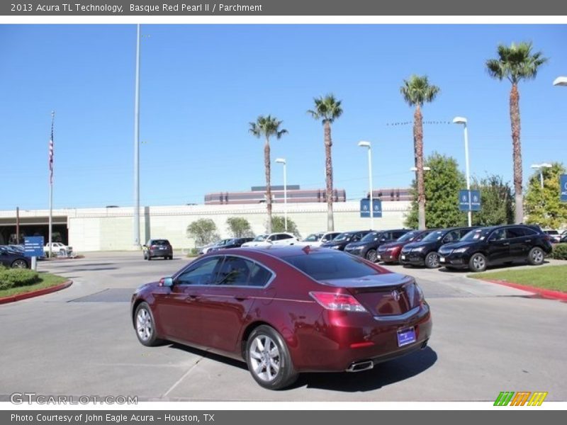 Basque Red Pearl II / Parchment 2013 Acura TL Technology