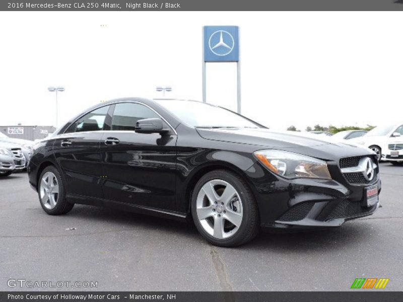 Night Black / Black 2016 Mercedes-Benz CLA 250 4Matic