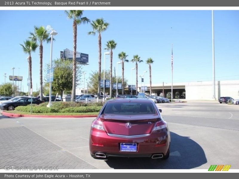 Basque Red Pearl II / Parchment 2013 Acura TL Technology