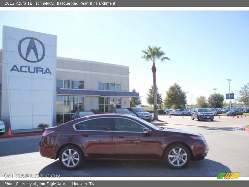 Basque Red Pearl II / Parchment 2013 Acura TL Technology