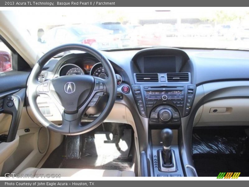 Basque Red Pearl II / Parchment 2013 Acura TL Technology