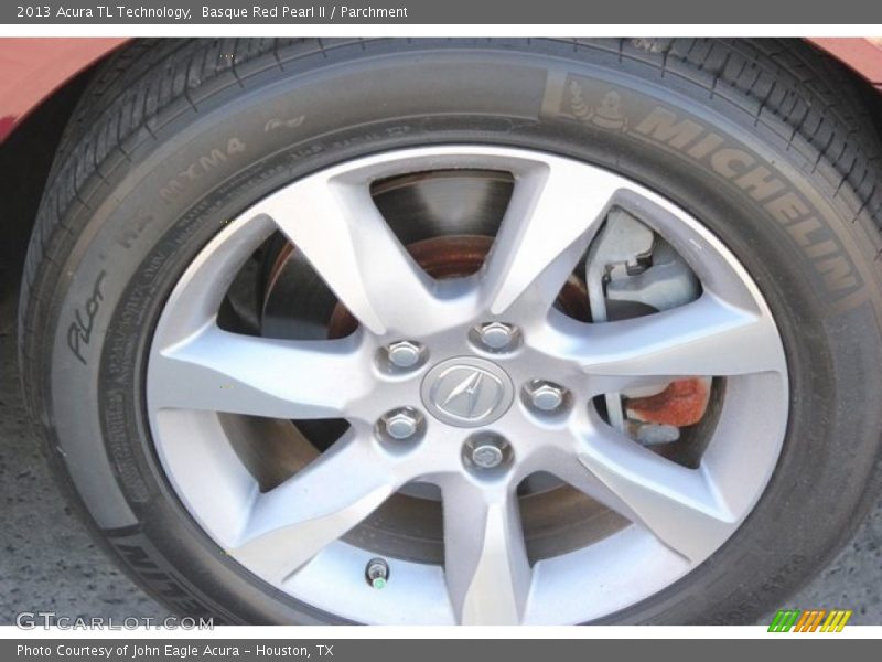 Basque Red Pearl II / Parchment 2013 Acura TL Technology