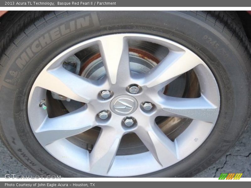 Basque Red Pearl II / Parchment 2013 Acura TL Technology