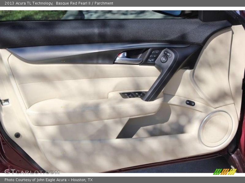Basque Red Pearl II / Parchment 2013 Acura TL Technology