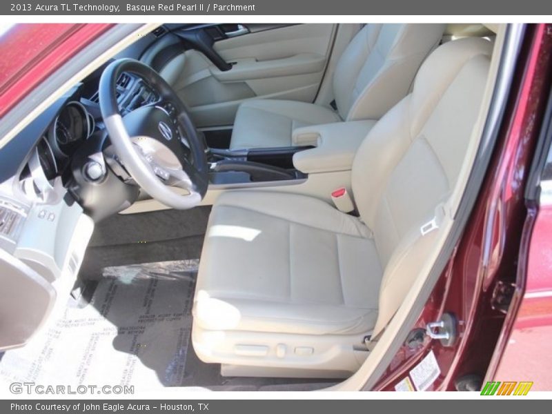 Basque Red Pearl II / Parchment 2013 Acura TL Technology