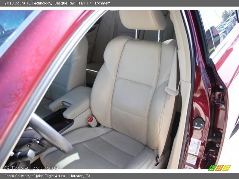 Basque Red Pearl II / Parchment 2013 Acura TL Technology