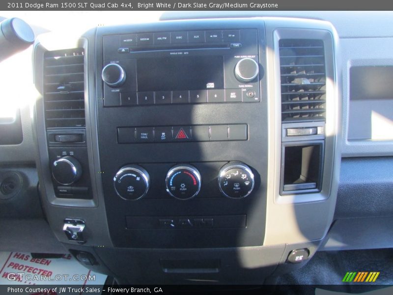 Bright White / Dark Slate Gray/Medium Graystone 2011 Dodge Ram 1500 SLT Quad Cab 4x4