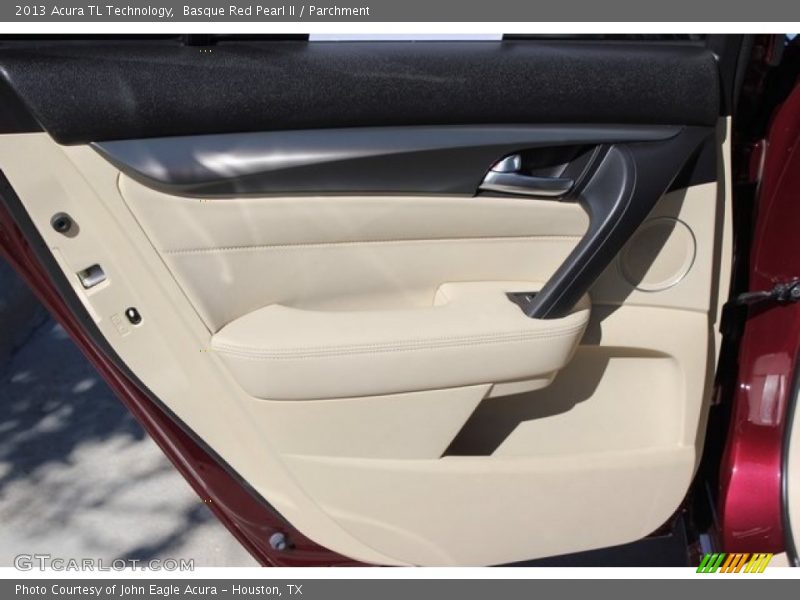Basque Red Pearl II / Parchment 2013 Acura TL Technology