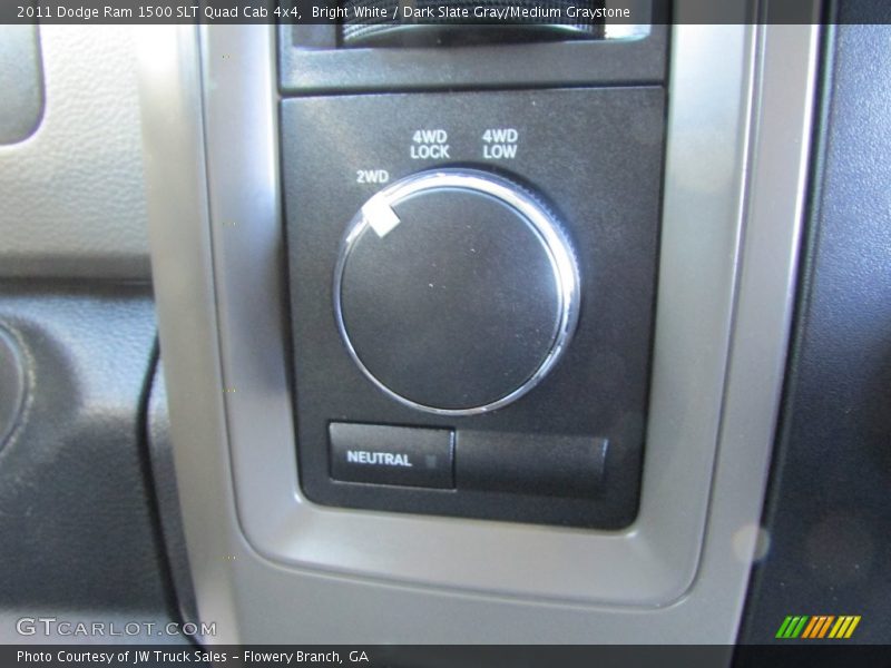 Bright White / Dark Slate Gray/Medium Graystone 2011 Dodge Ram 1500 SLT Quad Cab 4x4