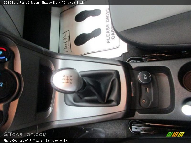Shadow Black / Charcoal Black 2016 Ford Fiesta S Sedan