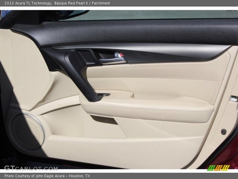 Basque Red Pearl II / Parchment 2013 Acura TL Technology