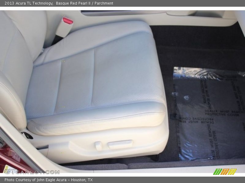 Basque Red Pearl II / Parchment 2013 Acura TL Technology