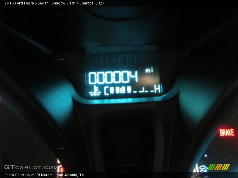 Shadow Black / Charcoal Black 2016 Ford Fiesta S Sedan