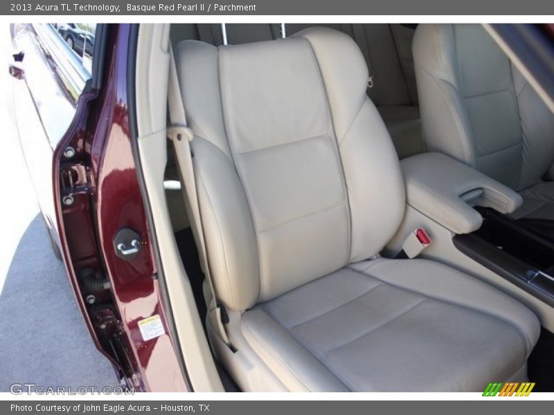 Basque Red Pearl II / Parchment 2013 Acura TL Technology